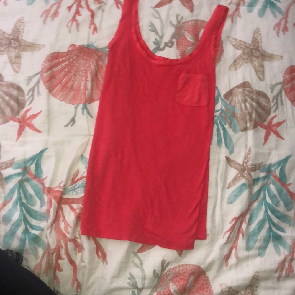 Abercrombie women’s tank top size small coral